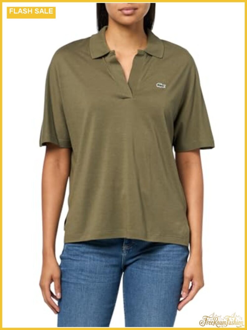 Lacoste Relaxed Fit Fluid Piqué Polo Shirt
